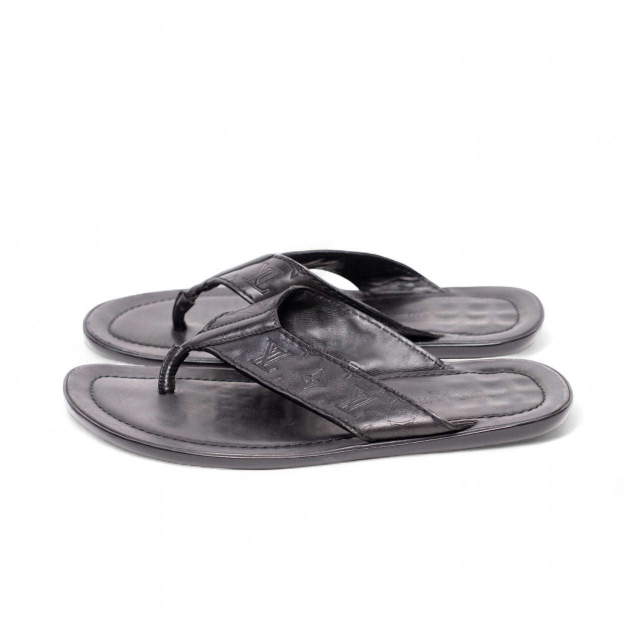 Sandalias de piel con monograma de Louis Vuitton para hombre