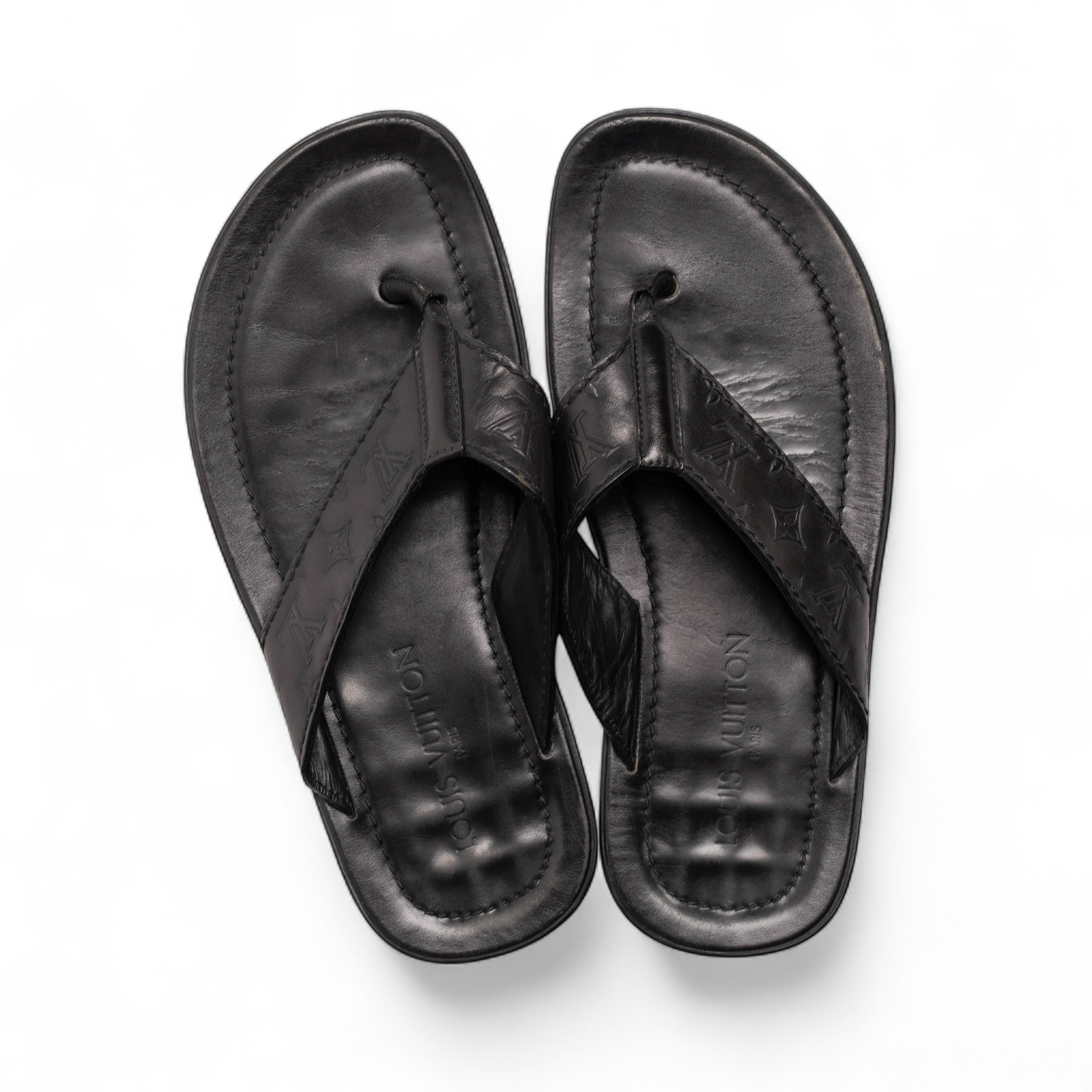 Sandalias de piel con monograma de Louis Vuitton para hombre