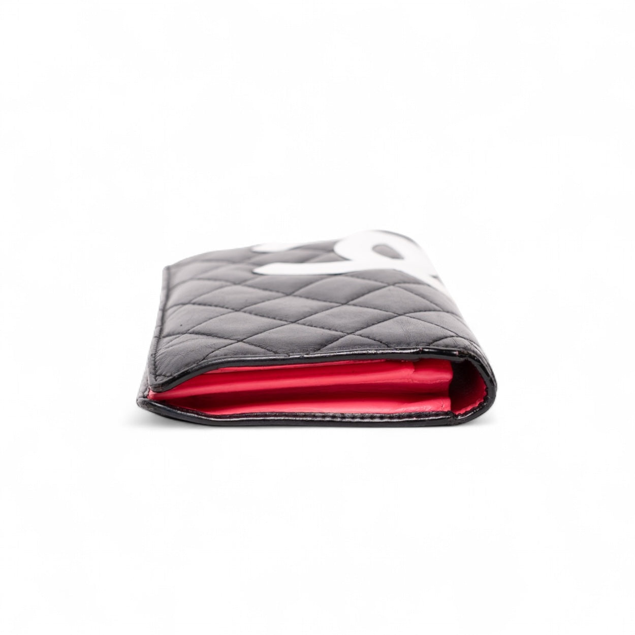 Chanel Cambon Yen Geldbörse, Schwarz