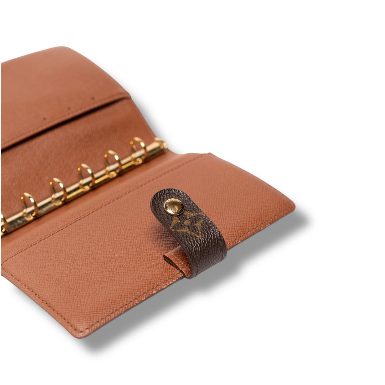 Louis Vuitton 6-Ring Monogram Passport Cover/ Organizer