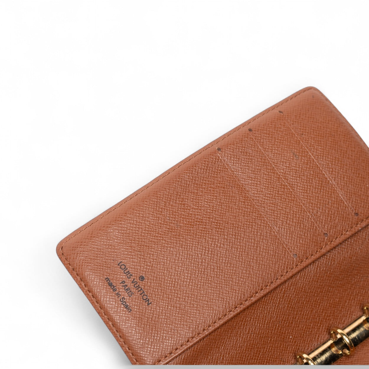 Louis Vuitton 6-Ring Monogram Passport Cover/ Organizer
