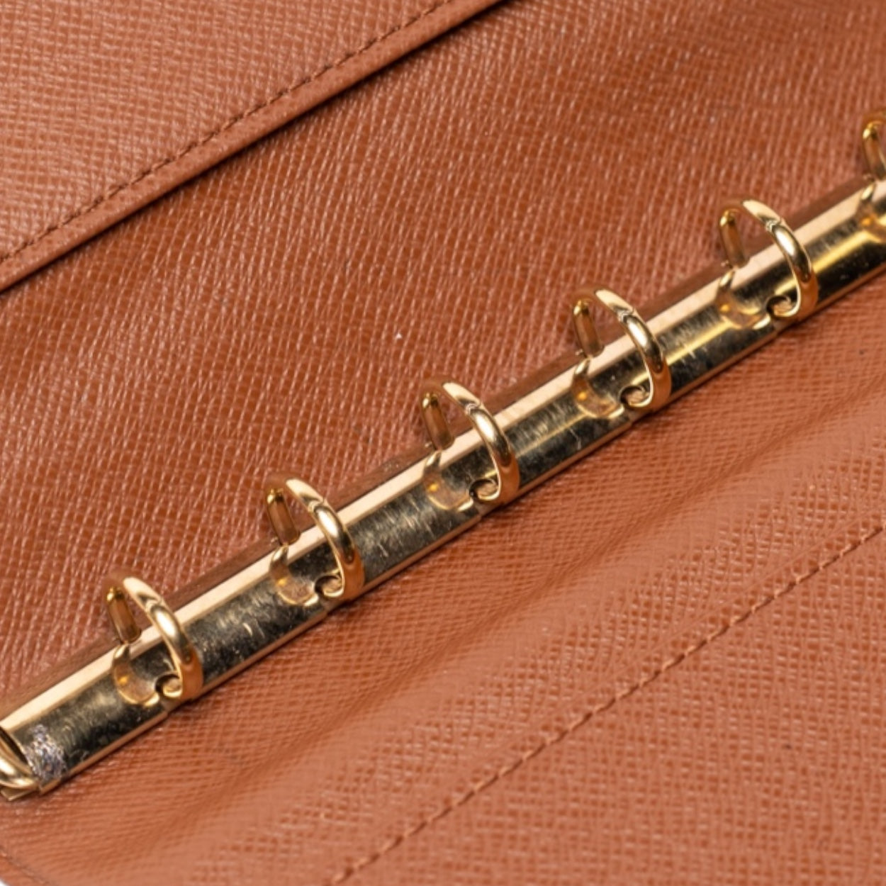 Louis Vuitton 6-Ring Monogram Passport Cover/ Organizer