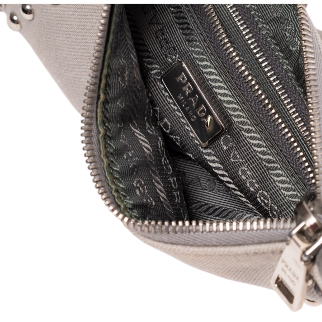 Bolso de mano/de mano de mezclilla Prada