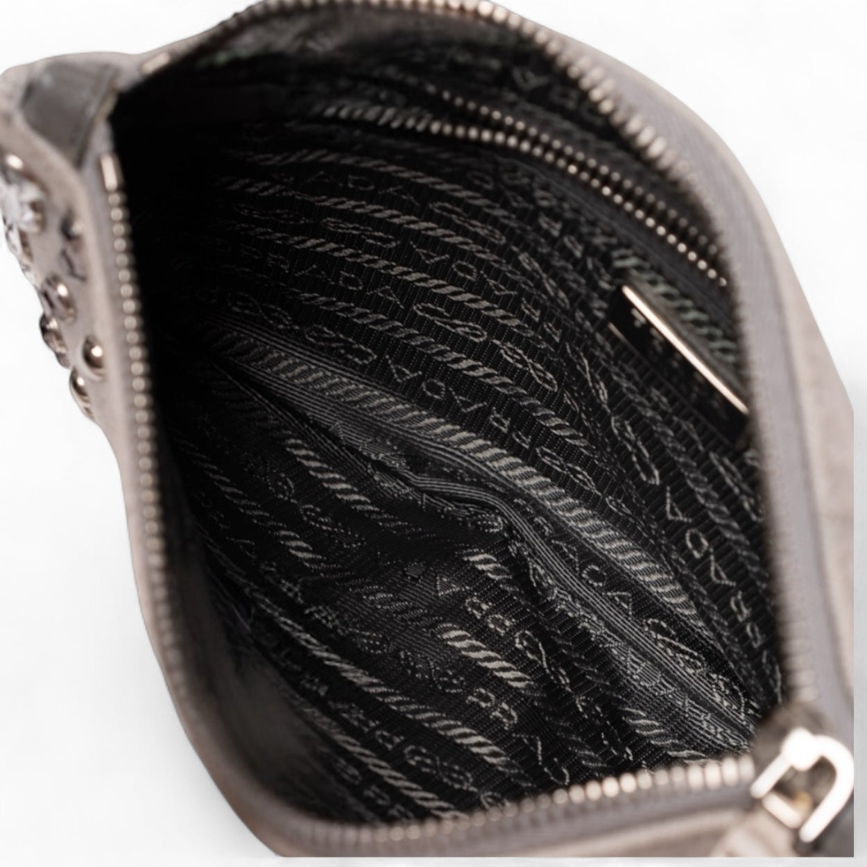 Bolso de mano/de mano de mezclilla Prada