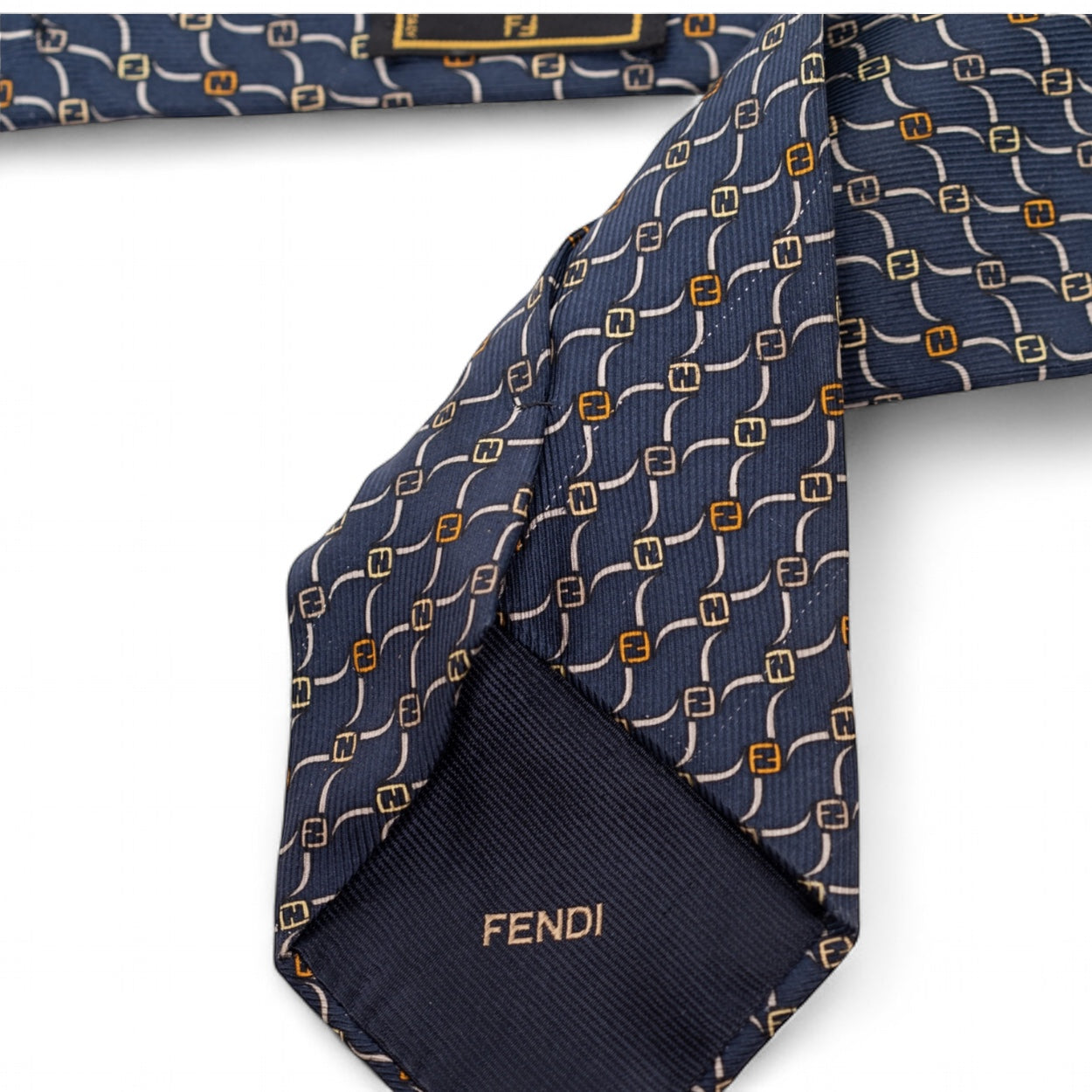 Fendi Men’s Monogram Silk Neck Tie