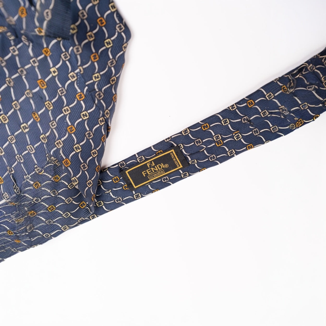 Fendi Men’s Monogram Silk Neck Tie
