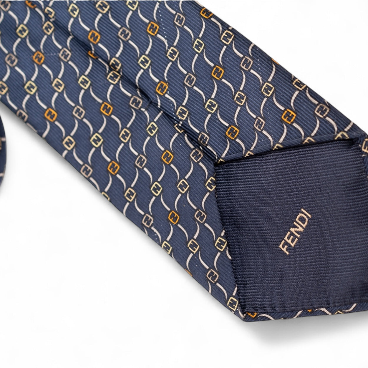 Fendi Men’s Monogram Silk Neck Tie