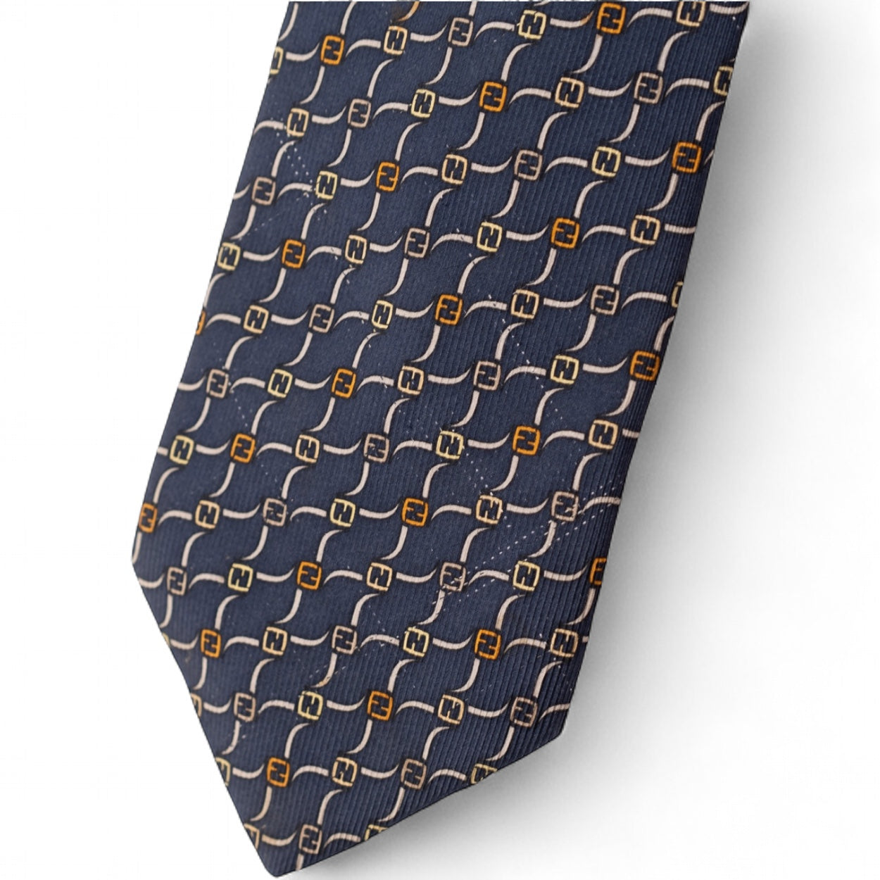Fendi Men’s Monogram Silk Neck Tie