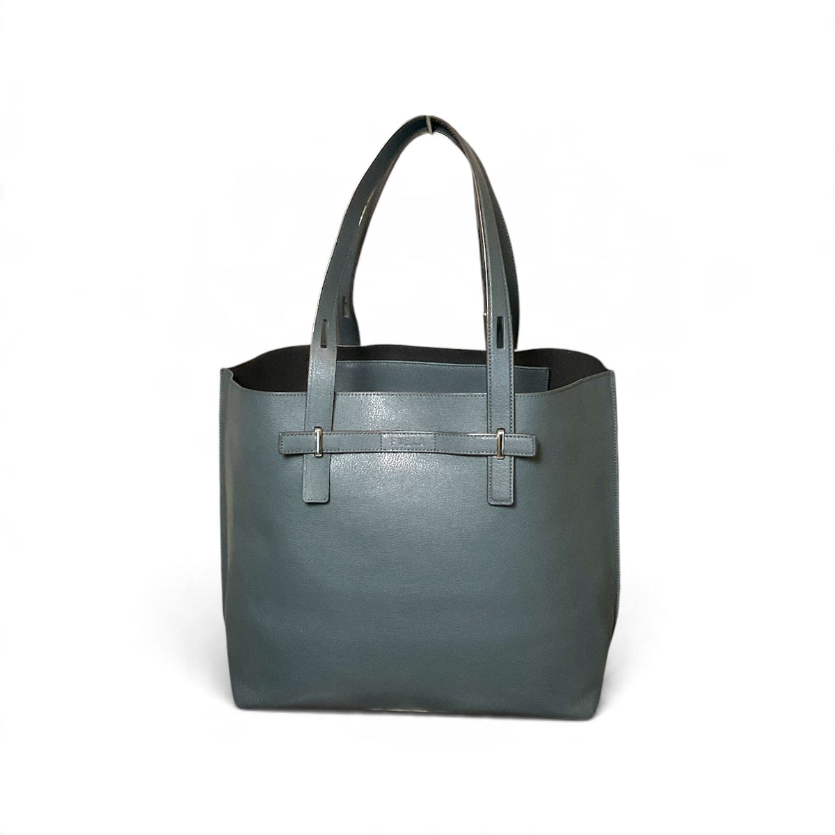 Furla Giove Leather Tote, Green