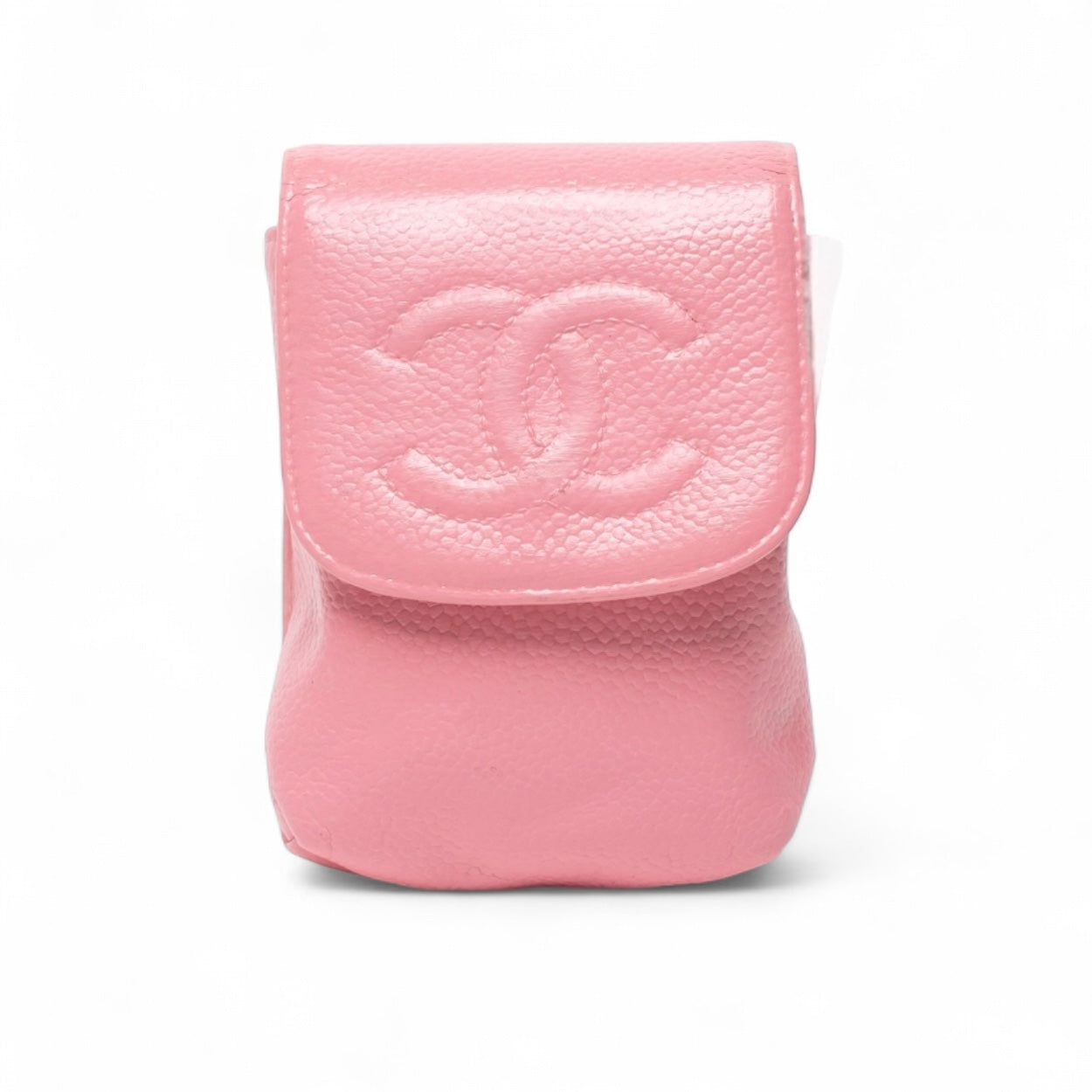 Chanel Timeless Classic Caviar Cigarette/ Phone Case, Pink