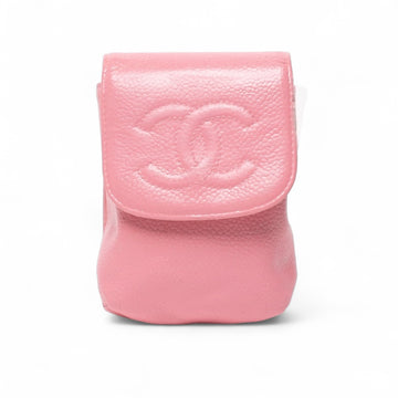 Chanel Timeless Classic Caviar Cigarette/ Phone Case, Pink