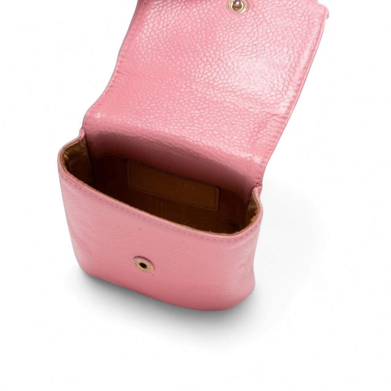 Chanel Timeless Classic Caviar Cigarette/ Phone Case, Pink