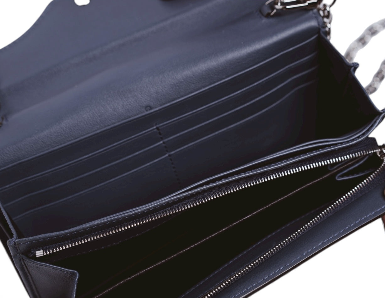 Authentic, Pre-owned Gucci Python Lady Lock Wallet On A Chain