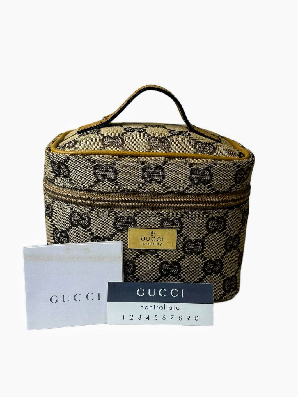 Gucci Mini Vanity Case Beige
