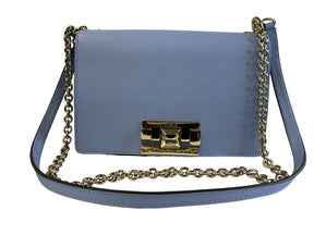 Leather Furla Chain Crossbody Bag