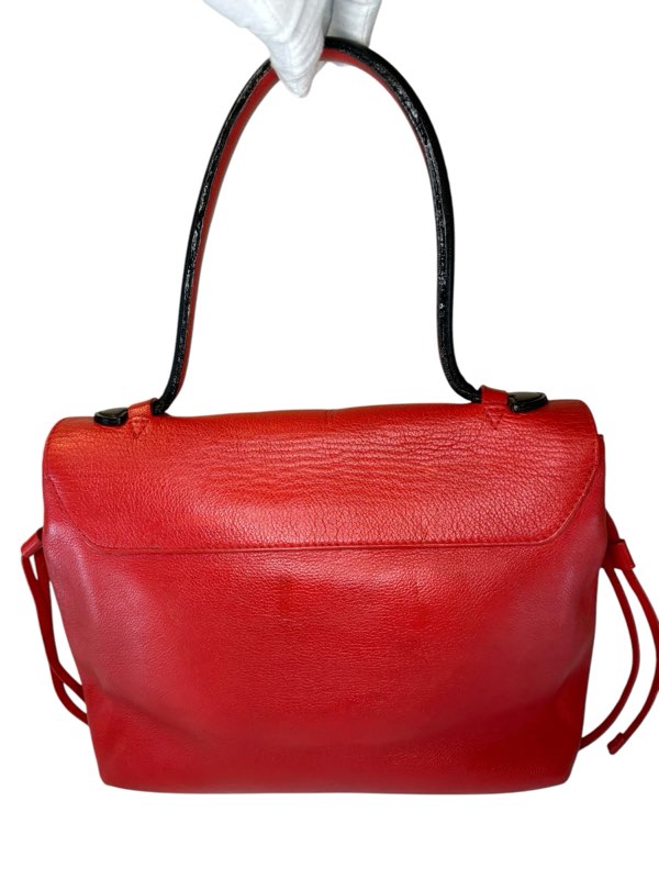 Louis Vuitton Lockme Taurillon Bag, Red