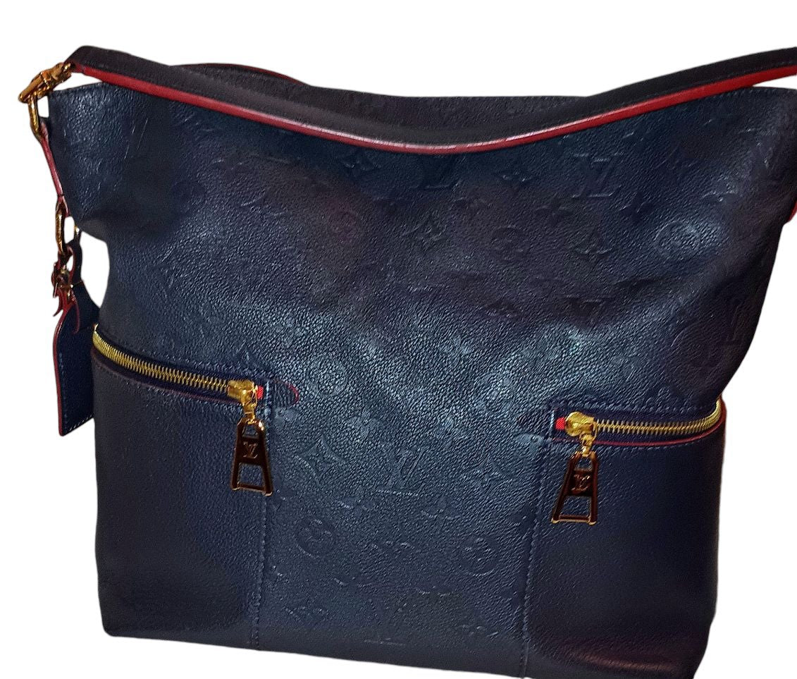 Louis Vuitton Melie Monogram Empriente Bag, Navy