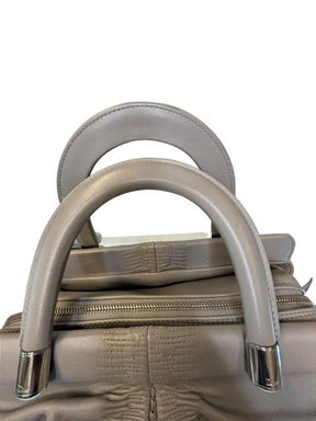 Christian Dior Leather Karenina Bag, Gray