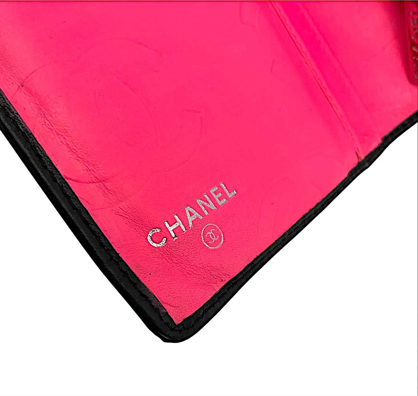 Chanel Cambon Yen Geldbörse, Schwarz