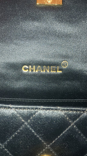 Chanel Vintage Satin Mini Flap Bag