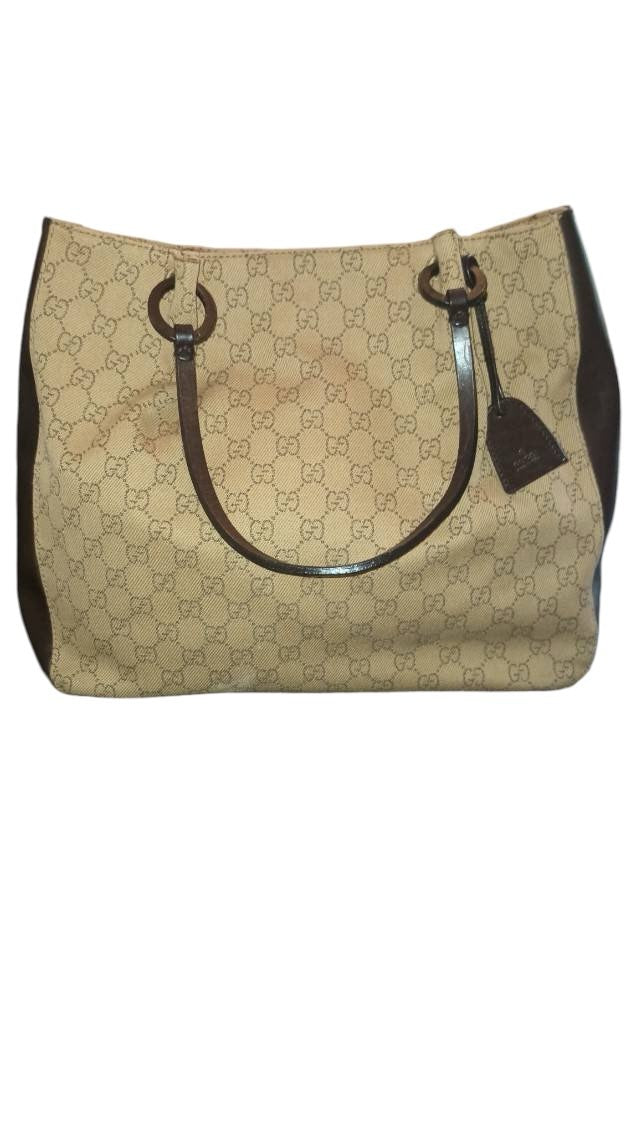 Gucci vintage Monogram canvas tote