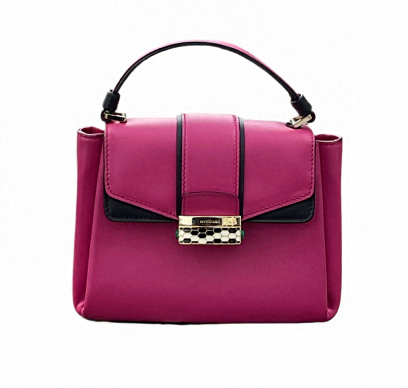 Bolso Bvlgari Viper Serpenti Mini. Magenta